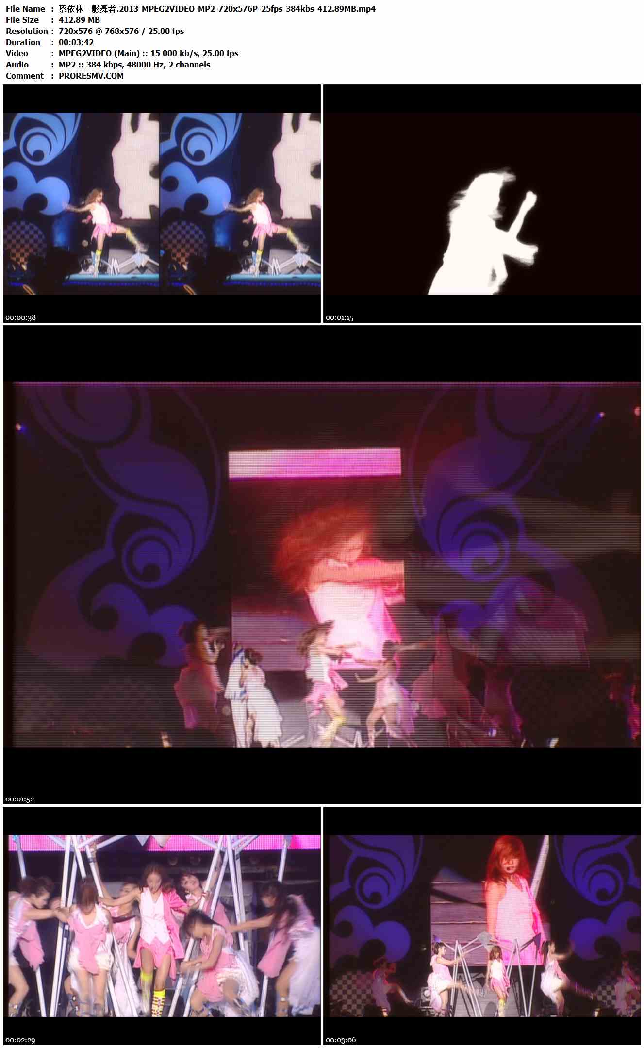 蔡依林 - 影舞者.2013-MPEG2VIDEO-MP2-720x576P-25fps-384kbs-412.89MB官方MV_高清MV